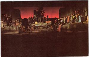 postcard WV -Honey in the Rock-  Hatfields  McCoys at Cliffside Ampitheatre play