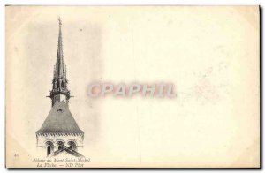 Old Postcard Mont Saint Michel Abbey La Fleche