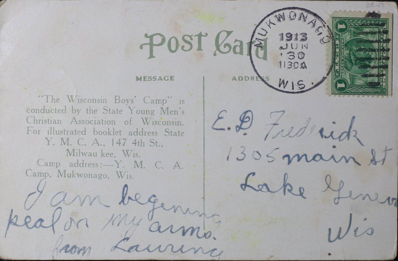 Dining Room Wisconsin Boys' Camp Phantom Lake WI