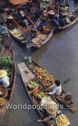 Floating Market, Wat Sai Bangkok Thailand Unused 