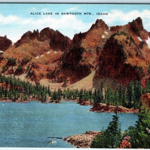 c1940s Blaine County ID Alice Alpine Lake Sawtooth Mountain Recreation Area A291