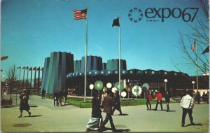 Canada State of New York Pavilion Expo 76 Montreal Chrome Postcard 03.60