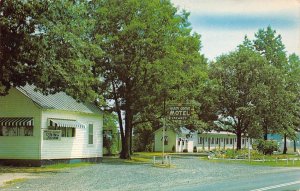 Leon Virginia Shady Grove Motel, Chrome Vintage Postcard U13100