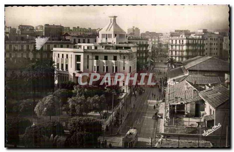 Algeria Oran Old Postcard House of Colon and the boulevard of the 2nd Zouaves