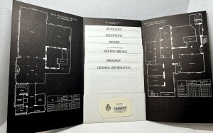 Vintage 1970s The Seelbach Hotel Banquet Menu Louisville KY