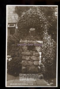 h2162 - Isle of Wight - Longfellow's Fountain with Verse, in Shanklin - postcard