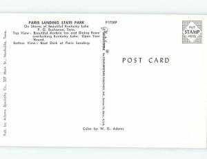 Pre-1980 TWO VIEWS CARD Paris Landing State Park - Buchanan by Paris TN ho7243