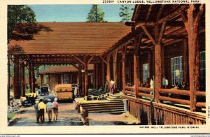 Yellowstone National Park Canyon Hotel Curteich