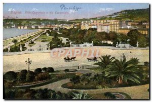 Postcard Old Naples Villa Comunale via e Caraccialo