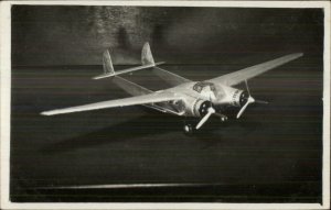 Toy Model Airplane - British Aircraft Cunliffe-Owen OA-1 Real Photo Postcard