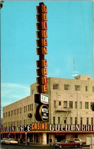 Postcard Golden Gate Casino Sal Sage Hotel Fremont Street in Las Vegas, Nevada