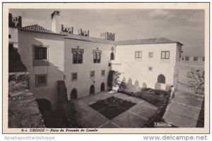 Portugal Obidos Patio da Pousada do Castelo Real Photo