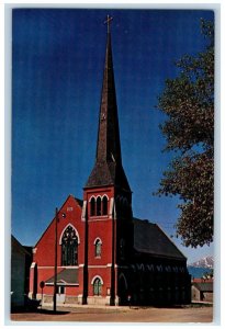 c1960 The Annunciation Church Highest Leadville Colorado CO Antique Postcard