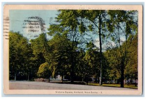 1946 Victoria Square Amherst Nova Scotia Canada Vintage Posted Postcard