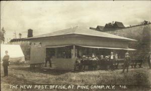 Pine Camp NY New Post Office Postcards Sale Deltiology Real Photo Postcard