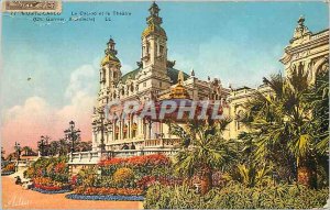 Old Postcard Monte Carlo Casino and Theater