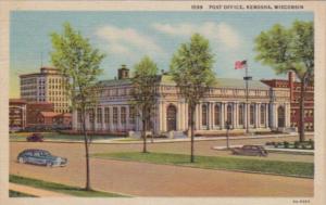 Wisconsin Kenosha The Post Office 1953 Curteich