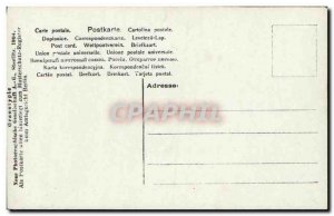 Old Postcard Fantaisie Child elf Dwarf