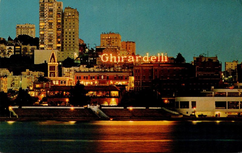 California San Francisco Ghirardelli Square At Night