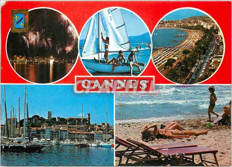 Modern Postcard Souvenir de Cannes