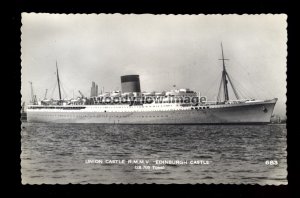 LS2328 - Union Castle Liner - Edinburgh Castle - postcard