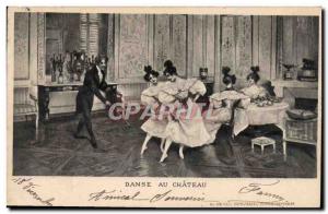 Old Postcard Dancing in the castle