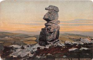 BOWERMANS NOSE DARTMOOR UK STACKED GRANITE~CHAPMAN PUBLISHED POSTCARD