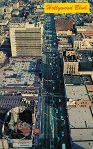 USA California Hollywood Boulevard Vintage Postcard 07.60