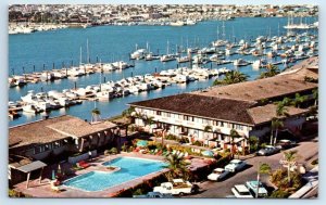 SHELTER ISLAND, San Diego CA ~ Roadside Motel KONA INN 1972 Postcard