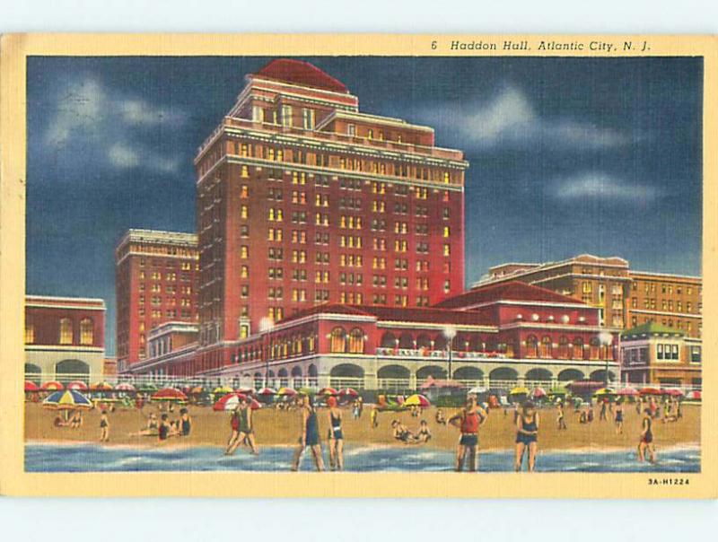 Linen HADDON HALL HOTEL Atlantic City New Jersey NJ Q7175