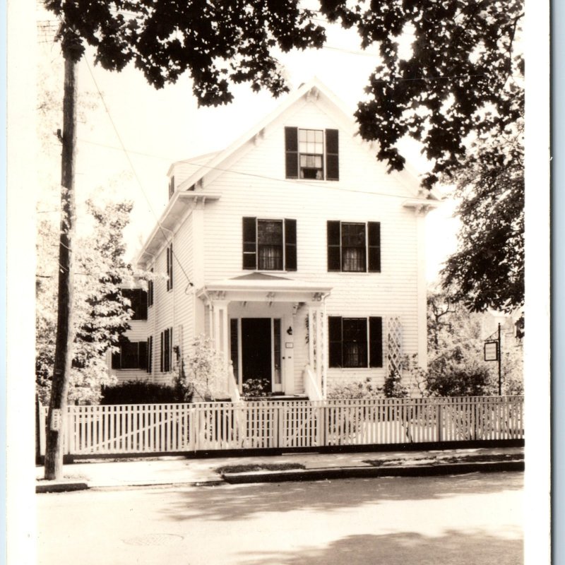 c1930s Swampscott MA House RPPC Mary Baker Eddy History Real Photo Longyear A259