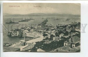 439557 GIBRALTAR Rosia Bay military ships Vintage Cumbo postcard