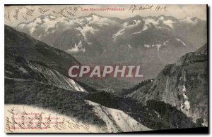 Old Postcard The High Pyrenees Bareges