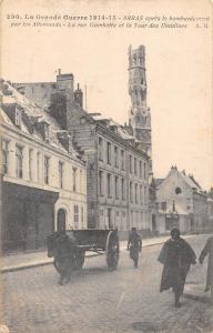 BR78181 arras apres le bombardement la rue gambetta war  military ww1 france