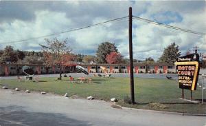 Petoskey Michigan Motor Court Motel on US 31~1950s Postcard