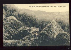 Plymouth, New Hampshire/NH Postcard, The Watch Dogs & Pyramid, Polar Caves