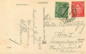 Vintage Postcard Dubrovnik Ragusa Croatia Posted Yugoslavia