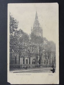 Derby: Free Library & Museum c1904 (PM) NOTTINGHAM DUPLEX (583)