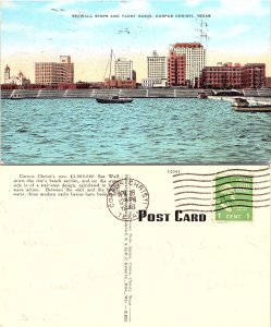 Seawall Steps and Yachet Basin, Corpus Christi, Texas