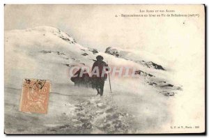 Old Postcard Militaria Alpine hunters The Alps and our Alpine winter Recognit...