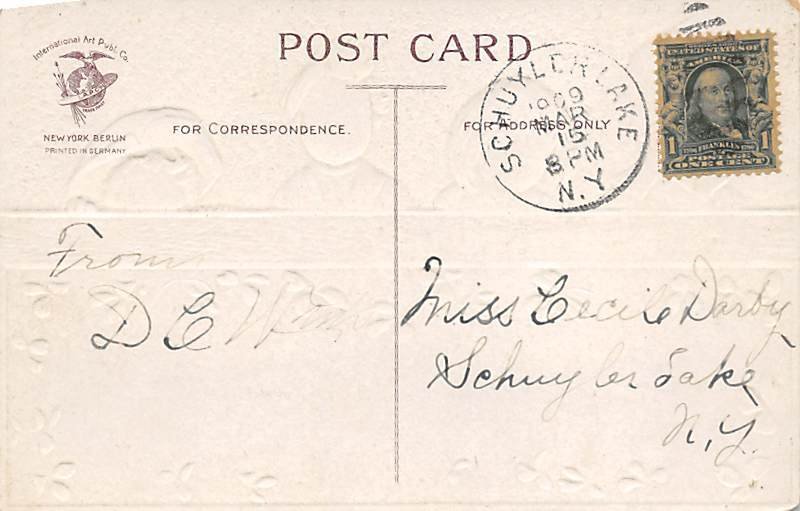 Artist Ellen Clapsaddle St. Patrick's Day 1909 