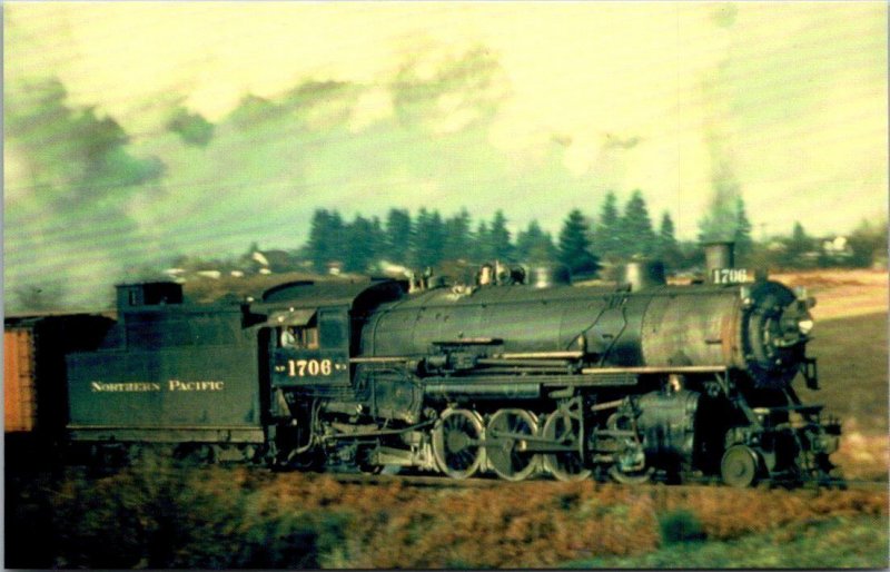 Trains Northern Pacific Railroad Locomotive #1706