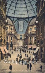 Galleria Vittorio Emanuele Milano, Italy Writing on back 