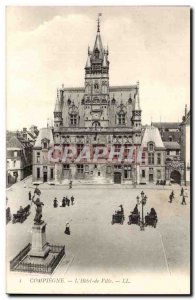Forest of Compiegne Old Postcard L & # City 39hotel