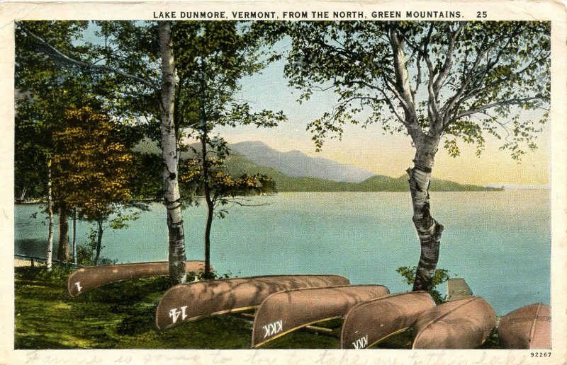 VT - Lake Dunmore. View from the North