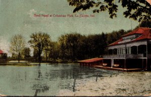 Indiana Lafayette Columbia Park Band Stand 1910