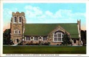 Massachusetts East Northfield Russell Sage Chapel Northfield Seminary 1927