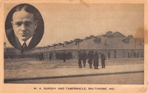 Baltimore Maryland WA Sunday and Tabernacle Vintage Postcard AA20693