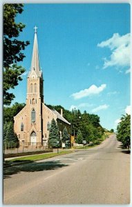 Postcard - John the Baptist Catholic Church - Jordan, Minnesota