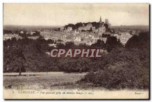 Old Postcard Lamballe General View from the Moulin Rouge